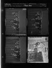 Six men at table with name tags; Flower show (4 Negatives) (March 15, 1958) [Sleeve 33, Folder c, Box 14]